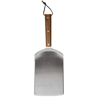 Traeger Grillbesteck XXL BBQ Wender Edelstahl Holz weiß