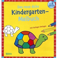 Bild von Das neue, dicke Kindergarten-Malbuch: Mit farbigen Vorlagen und lustiger Fehlersuche