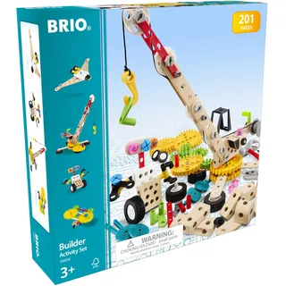BRIO Builder – 34604 Builder Kindergartenset | Entwicklungsförderndes Rollenspiel- & Konstruktionsspielzeug für Kinder ab 3 Jahren
