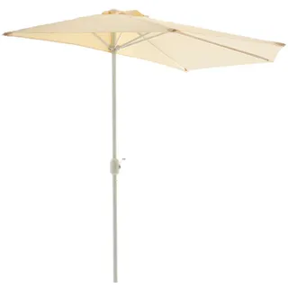 VCM Sonnenschirm 270 x 140 cm Beige
