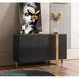 Sideboard Kommode Anrichte Holz Modern Weiß Wohnzimmer Kommoden Neu - Weiß