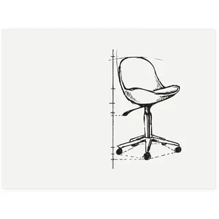 Legamaster Whiteboard Board-Up 75,0 x 100,0 cm weiß lackierter Stahl