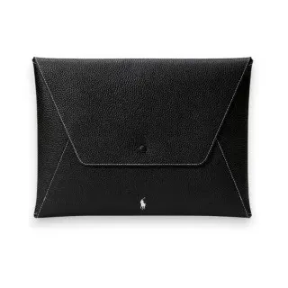 Polo Ralph Lauren für Damen. 427971194004 Polo Play Geldbörse aus schwarzem Leder (OSFA), Lässig