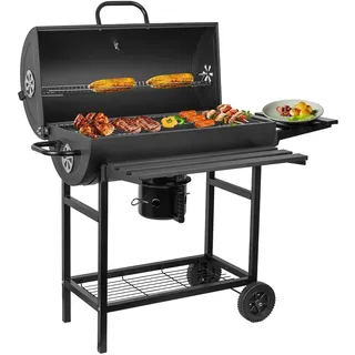 guogiyala Tragbarer Holzkohlegrill: BBQ Grill mit Aschesammler - Der ultimative Outdoor-Kochbegleiter (große)