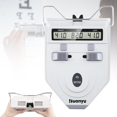 Huanyu Optische PD-Messgerät Digitaler PD Meter 45~82mm Pupille Entfernungsmesser 0,5mm Genauigkeit Pupillendistanzmesser Optometrie Ausrüstung (LY-9A: Batterietyp)