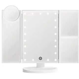UNIQ Hollywood trifold make up spejl - hvid