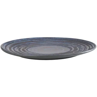 APS LOOPS Speiseteller 22 cm dunkelblau/silber