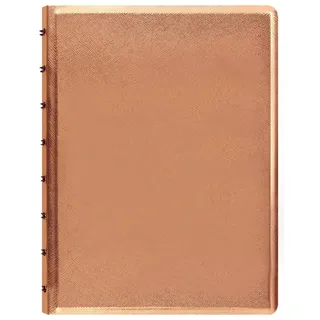 Filofax Notizbuch, Saffiano Metallic, A5, roségold