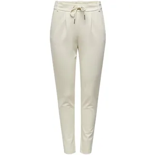ONLY Damen Onlpoptrash Life Easy Col Pant PNT Noos Regular Fit Hose Mit Kordelzugverschluss Für Lounge Und Freizeit, Blanc (Cloud Dancer),XXS / 32L