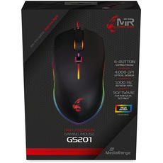 Bild Gaming Series GS201 RGB Gaming Mouse schwarz, USB (MRGS201)