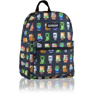 Minecraft Teen Backpack Multi Character, 31 x 30 x 5 cm