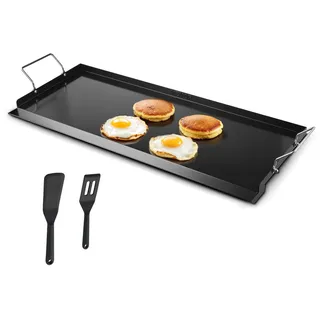 Vevor Grillpfanne 812 x 310 mm Karbonstahl schwarz