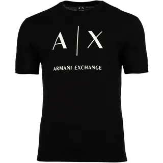 T-Shirt ARMANI EXCHANGE "T-Shirt T-SHIRT 1er Pack", Herren, Gr. S, schwarz, Obermaterial: 100% Baumwolle CO., Shirts T-Shirt