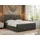 160x200 mit Matratze mit Multipocket Matratze H3 und Topper 160x200 mit Bettkasten und Kopfteil ERNI Dunkelgrau Velvet Grau