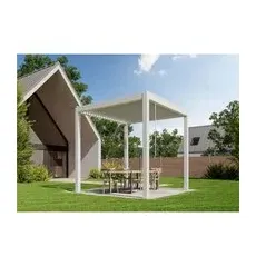 Huun Pergola Piano in Weiß 300 x 300 cm