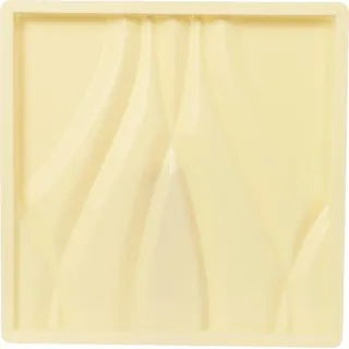 3D Wandform, modernes Design, unregelmäßiges Muster, quadratische Form, Khaki - Grün