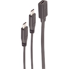 Bild BS13-20020 USB Kabel 0,3 m USB 2.0 USB C 2 x USB C Schwarz