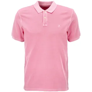Marc O'Polo Herren Kurzarm-Poloshirt aus Bio-Baumwolle Regular Fit, Rosa (Scandi Rose), M