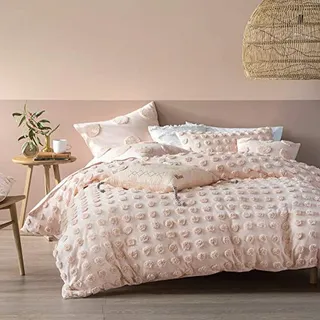 Linen House LH Haze DB Duvet Set Peach, Baumwolle, Pfirsich, Double