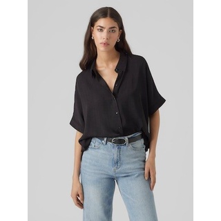 Vero Moda Damen »VMKATRINE S/S OVERSIZED SHIRT WVN Noos Gr. S (36), Black, , 53105643-S