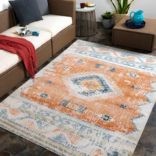 livabliss BAGO Outdoor-Teppich 200 x 275 cm Bunt
