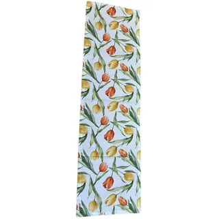 Esposa Tischläufer , Hellgelb , Textil , Blume , rechteckig , 40x140 cm , Oeko-Tex® Standard 100 , Heimtextilien, Wohntextilien, Tischwäsche, Tischläufer