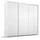 Schwebetürenschrank OTELI 211 x 233 x 68 cm Weiß