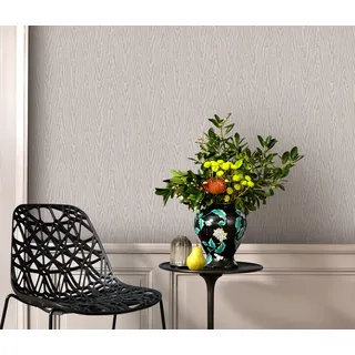 Vliestapete ERISMANN "Vliestapete MOIRÉE", grau (taupe), B:0,53m H:0,09m L:10,05m, Vlies, Tapeten, Vliestapete, Phthalate frei