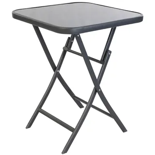 Mojawo Bistrotisch Klapptisch 60 x 60 x 70 cm Dunkelgrau