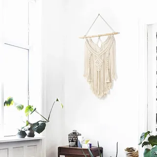 Makramee Wandbehang - Boho Dekoration - 1 Stück - Baumwolle