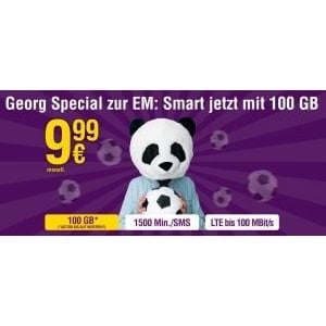 Georg Handytarife &#8211; &#8220;smart&#8221; um 9,99 € (100 GB Daten) / &#8220;smart pro&#8221; um 14,99 € (120GB Daten)