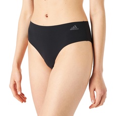 Adidas Unterhosen Damen - Brazilian Slip (Gr. XS - XXL) - bequeme Unterwäsche, Schwarz-gem., XXL