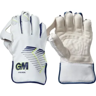 Gunn And Moore - Herren 2023 - Wicket Keeper Handschuhe "Prima" - Gummi CS1610 (21 cm) (Weiß) - Weiß