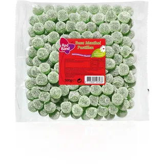 Red Band Euca Menthol Pastillen extrastark und gezuckert 500g