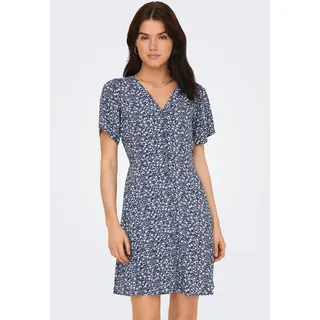 Only Minikleid Blau/Weiß  XS