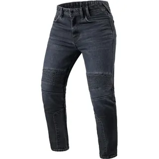 RevIt! Revit Moto 2, Jeans - Dunkelblau/Schwarz Used / W34/L32