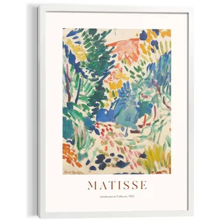 Leinwandbild REINDERS "Matisse - Landscape at Collioure", bunt (farbe bild(er): bunt), B:50cm H:70cm T:2,2cm, MDF, Bilder, Leinwandbild
