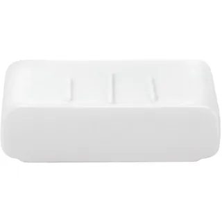 KLEINE WOLKE 5066100853 Seifenschale Cubic, Accessoires, weiß, Maße ca. 8,5 x 11,1 x 2,9 cm