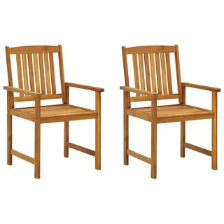 VidaXL 3061167, Terrasse, Gepolsterter Sitz, Akazienholz, Anthrazit, Polyester, 610 mm - Grau