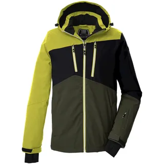 KILLTEC Herren Skijacke Funktionsjacke mit Kapuze und Schneefang KSW 306 MN SKI Jckt wasserdicht, Winddicht, atmungsaktiv 00794-dunkeloliv M