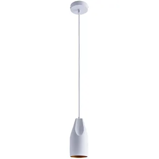 Paco Home HURLEY I 1-flg. Ø 12 cm rund gold, weiß