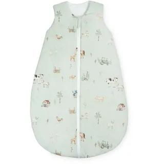 Julius Zöllner Schlafsack Jersey 2,5 TOG Gr. 90 | 100% Baumwolljersey | OEKO-TEX Standard 100 | Farm