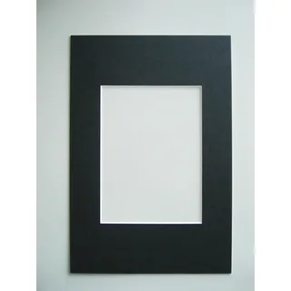 walther design Passepartouts schwarz für Rahmenformat: 50 x 70 cm, Bildformat: 40 x 60 cm Passepartouts PA071B