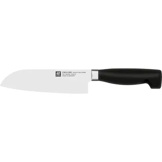 Zwilling Vier Sterne Santokumesser 16 cm Schwarz