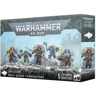 Games Workshop W40k: Space Wolves - Wolf Guard Terminators (5 Figuren)