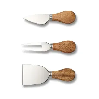 Zeller Käsemesser-Set, 3-teilig, Bestehend aus Parmesanhobel, Hartkäsemesser und Käsegabel, 1 Set