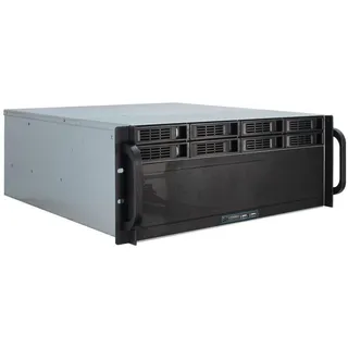 Inter-Tech 4U-4408 Rack Schwarz, Silber