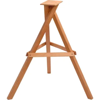 Dobar Vogelhaus-Ständer 66,5 x 66,5 x 84 cm Braun dreibeinig Eiche