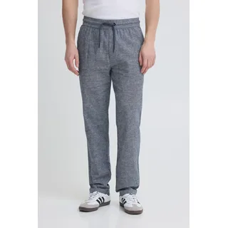 Blend BHAban Herren Leinenhose Hose Stoffhose Baumwollmischung Relaxed Fit - Dunkelblau