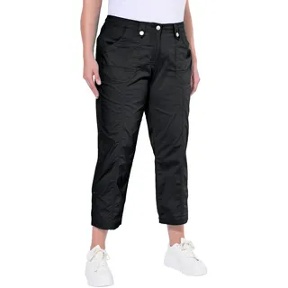 Ulla Popken Damen Hosen schwarz 54